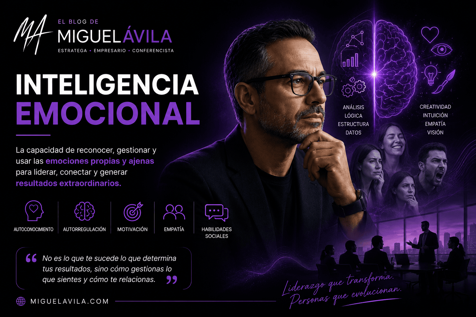 Inteligencia emocional: la habilidad que distingue a los líderes que generan resultados sostenibles